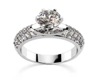 [EGL Certified] Diamond Engagement Ring in 14ct White Gold (TDW=1.00 Carats)