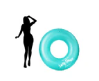 Inflatable Swim Ring Summer Pool Round Float Toy Fun Sports Adult Spa Raft Water Family Outdoor Lounge TEAL