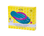 Inflatable TEAL Swim Ring Summer Pool Thong Float Toy Fun Sports Adult Spa Raft Water 165cm