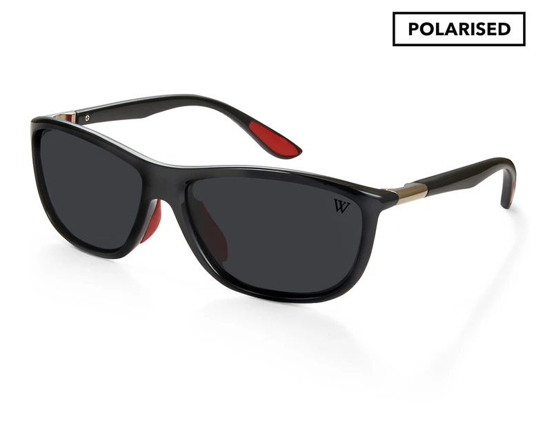 Winstonne Men's Jacob Polarised Sunglasses - Black