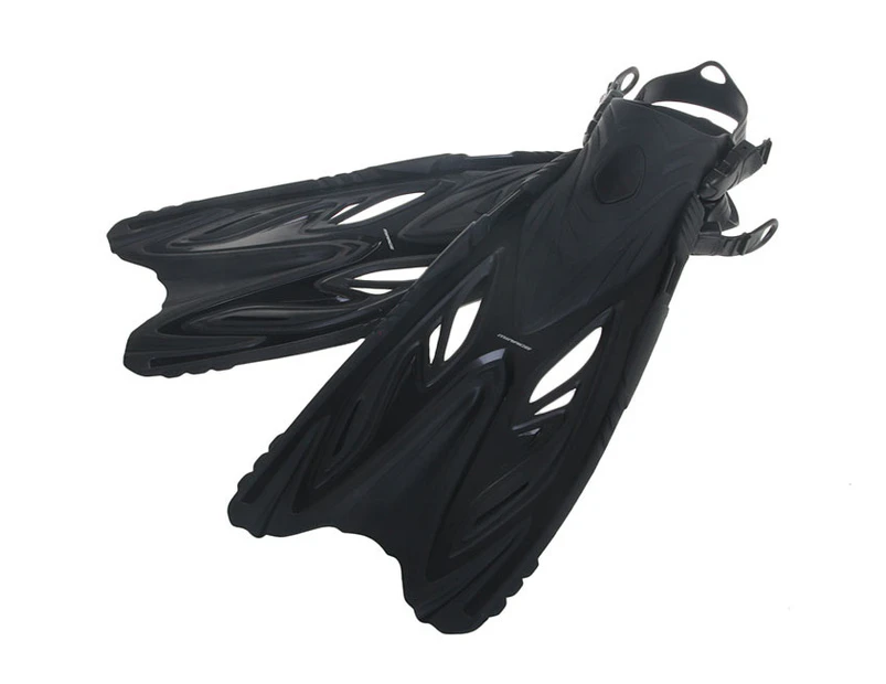 Mirage Rayzor Adult Mask Snorkel and Fins Set Black S/M