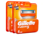 2 x Gillette Fusion5 Razor Refill 4-Pack