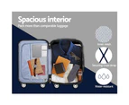 Wanderlite Luggage Sets Travel Suitcases Set 2pc TSA Hard Case Lightweight Yellow