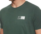Silent Theory Men's Contra Tee / T-Shirt / Tshirt - Bottle Green