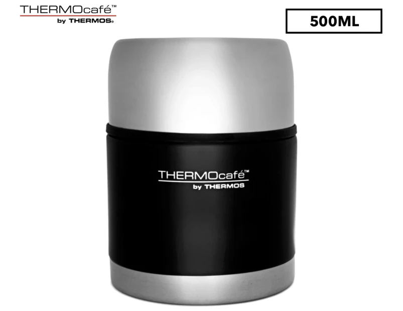 THERMOcafe 500mL Stainless Steel Vacuum Insulated Food Jar - Black