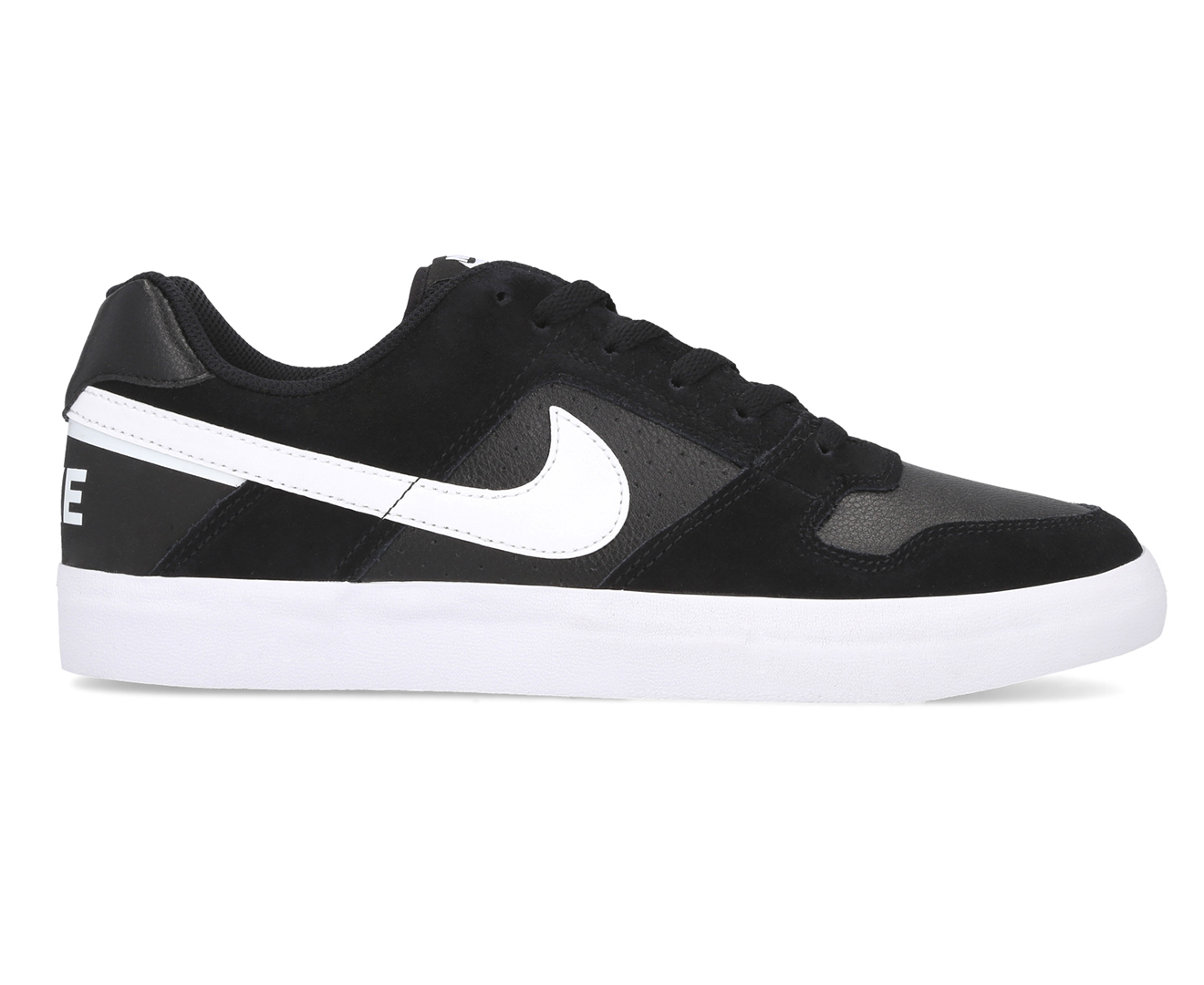 Nike SB Men's Delta Force Vulcanised Skate Shoes - Black/White | Catch ...