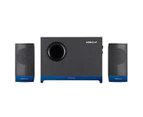 SonicGear Morro 2 2.1 Speaker With Wooden Sub Woofer Set - Blue
