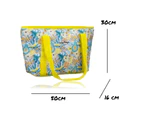 Jumbo Yellow Tote Lunch Bag Fun Cooler Picnic Beach Handbag Ice Reusable Durable Leakproof Work School Outdoor