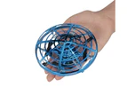 Mini UFO Drone for Kids with Led Light Flying  Helicopter Quadcopter Toy - BLUE