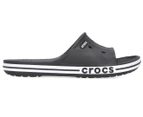 Crocs Unisex Bayaband Slides - Black/White