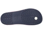 Crocs Unisex Bayaband Flip Sandals - Navy/Pepper