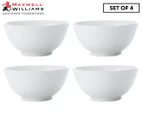 Set of 4 Maxwell & Williams 18cm Cashmere Noodle Bowls - White