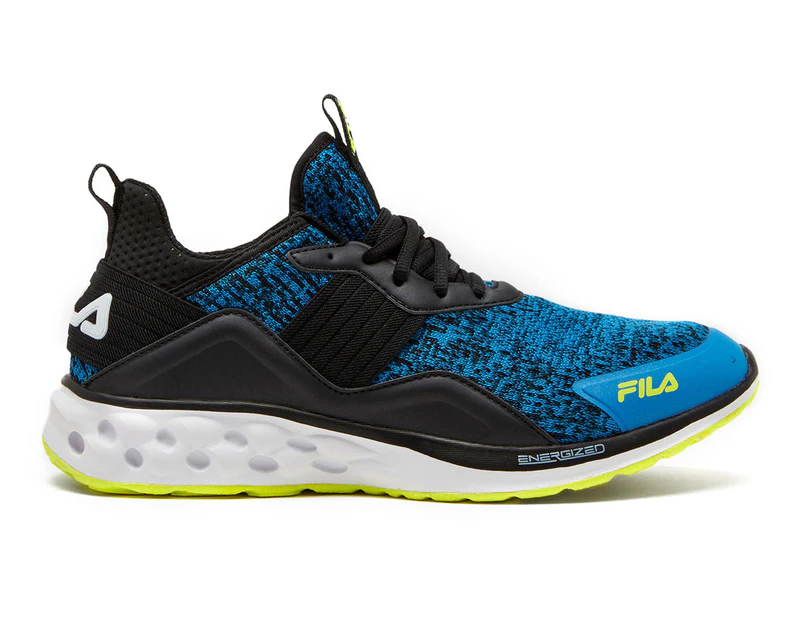 Fila Men's Complexity 5 Energised Running Shoes - Electric Blue/Black/Soft Yellow