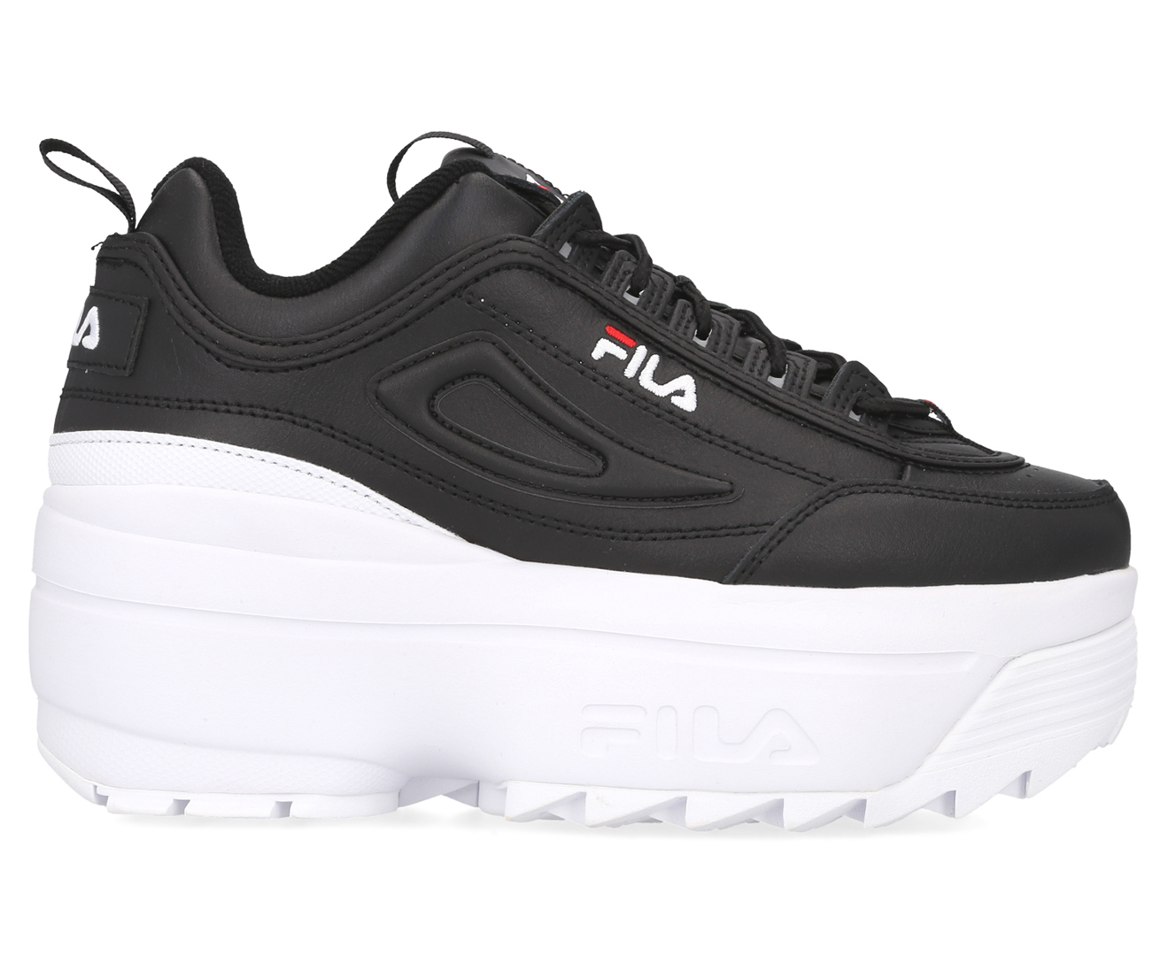 Fila Women's Disruptor 2 Wedge Sneakers - Black/Red/White | Www.catch ...