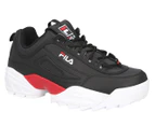 Fila Men's Disruptor 2 Lab Sneakers - Black/Red/White