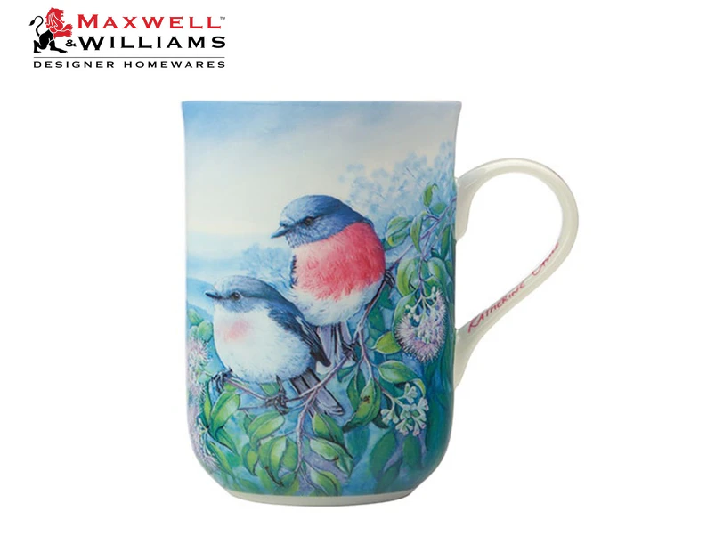 Maxwell & Williams 300mL Birds Of Australia 10 Year Anniversary Mug - Rose Robin