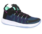 Nike Men's Jordan Jumpman 2020 Basketball Shoes - Black/Green Glow/Blue Void