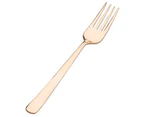 Porto Oslo Copper Pink Table Fork Stainless Steel In Pink