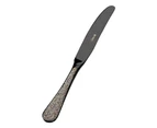 Porto Rocco Black Baroque Table Knife Stainless Steel In Black
