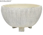 Ecology 21cm Terracotta Linea Bowl - White