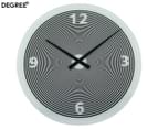 Degree Spin Wall Clock - White 1