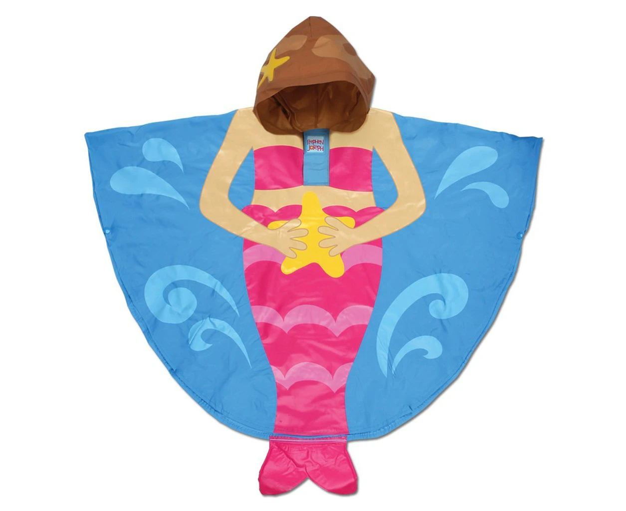 Stephen Joseph Kids Mermaid Rain Poncho