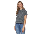 All About Eve Women's Final Tee / T-Shirt / Tshirt - Yarn Dyed Stripe
