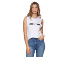 All About Eve Women's Washed Muscle Tee / T-Shirt / Tshirt - White