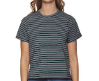 All About Eve Women's Final Tee / T-Shirt / Tshirt - Yarn Dyed Stripe