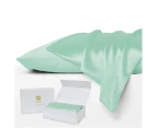 Luxor Crown Set of 2 Mulberry Silk Pillowcases MINT