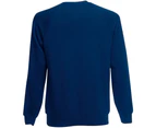 Fruit Of The Loom Mens Raglan Sleeve Belcoro® Sweatshirt (Navy) - BC368