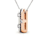 Boxed Fate Dual Tone Necklace & Ring Set Embellished with Swarovski® crystals-Dual Tone Gold/Clear