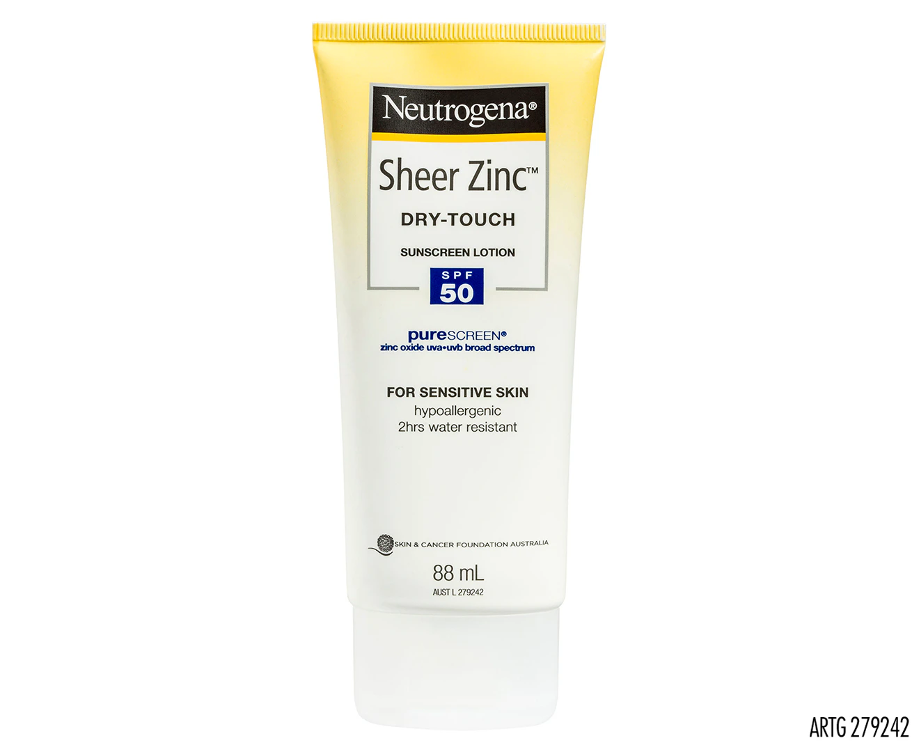 Neutrogena Sheer Zinc Body Dry-touch Sunscreen Lotion 88ml