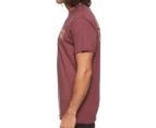 Tide Apparel Men's Crew Neck Tee / T-Shirt / Tshirt - Swell/Red