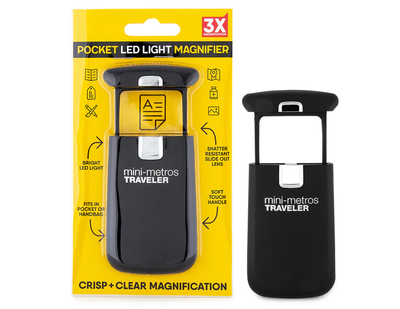 Optica Mini-Metros Traveler Pocket LED Light Magnifier