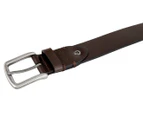 JAG Men's Casual Pin Buckle Leather Belt - Brown