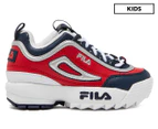 Fila Boys' Disruptor 2 Sneakers - Red/White