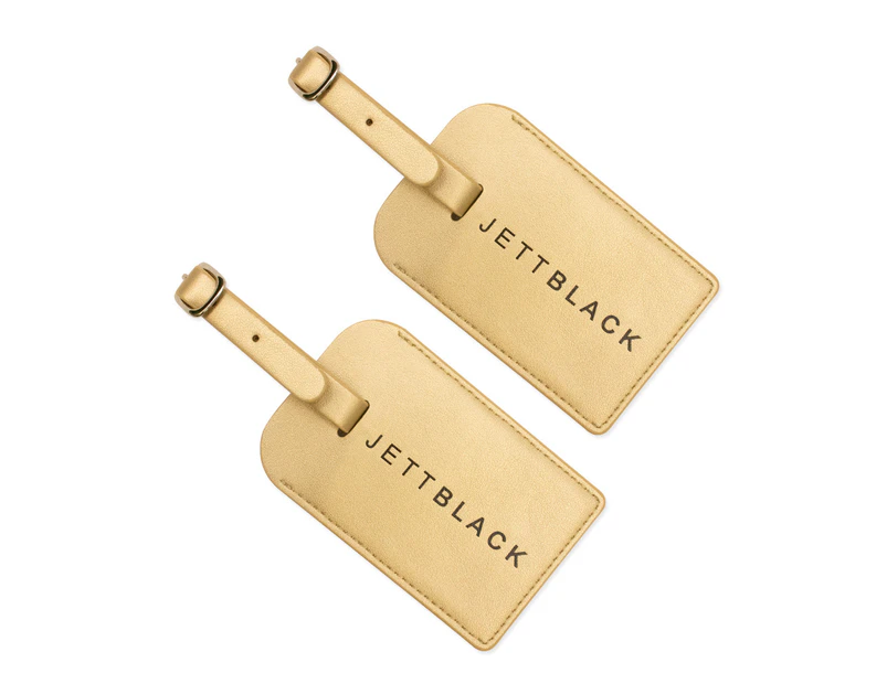 Jett Gold Luggage Tags