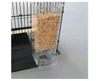 Mess Free Acrylic Automatic Bird Feeder Cup