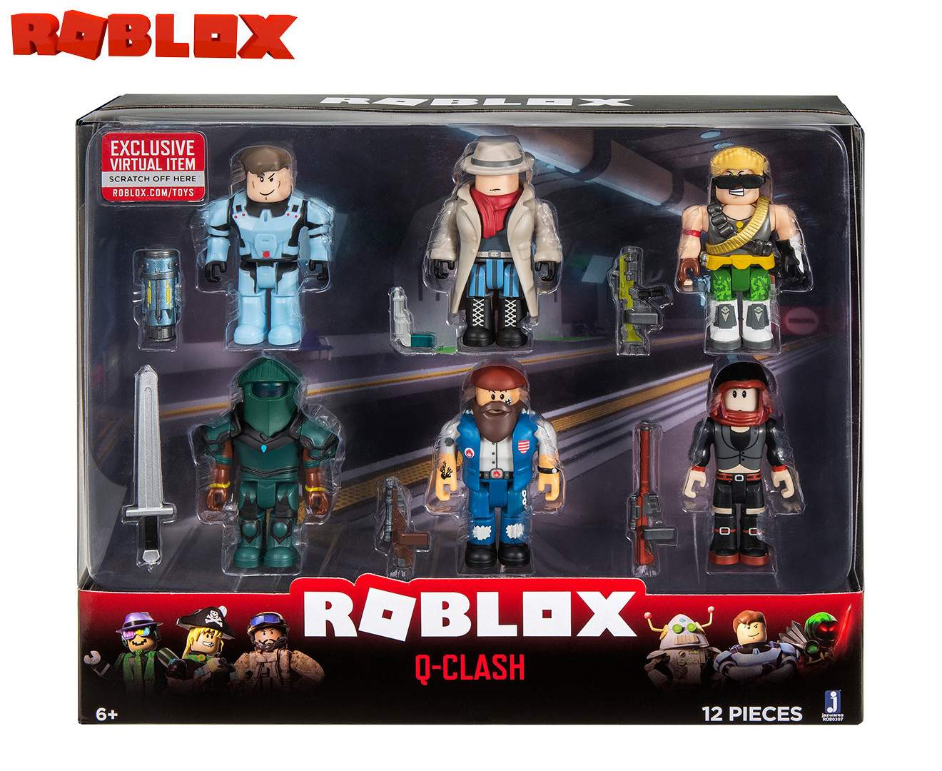 Roblox Q Clash 6 Pack Figures Catch Com Au - roblox target australia