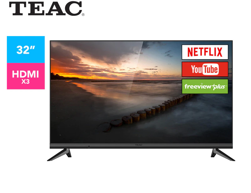 TEAC 32-Inch E Series HD LED Smart TV w/ Netflix