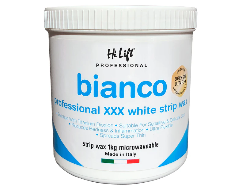 Hi Lift Bianco Professional White Strip Wax 1kg