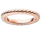 Thomas Sabo Rope Polished Ring - Rose Gold