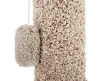 Deluxe 76cm Large Cat Scratching Pole - Cream