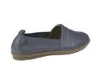 Planet Shoes Women's Comfort Ally-J in Grey Leather Upper