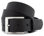 KingGee Men's Contemporary Leather Belt - Black