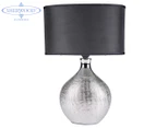 Sherwood Cosmo Table Lamp - Art Deco Silver