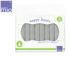 Bambino Mio 8-Pack Reusable Nappy Liners - Grey