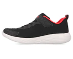 Skechers Boys' Pre-School GoRun 600 Sports Running Shoes - Black/Red