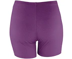 Spiro Womens Impact Softex Quick Dry Shorts (Grape) - PC2624